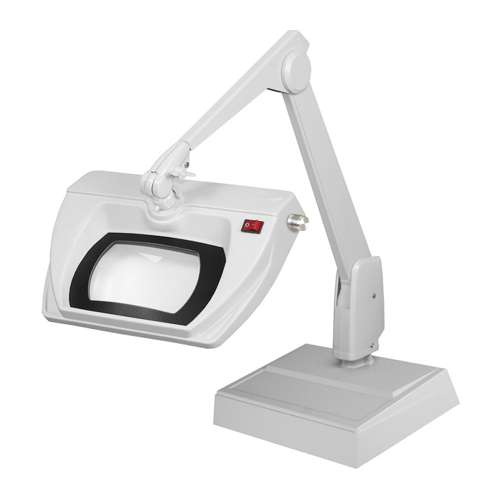 Dazor LED Stretchview Desk Base Magnifier Lamp (28 in.) LMR100